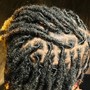 Loc Detox w/ Retwist and Two-Strand Twists