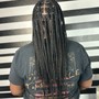 Knotless Braids on Locs