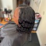 Medium Cornrow Ponytail