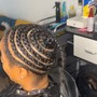 Kid's ‘Half Head’ Plait Braids