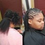 Take down smedium size braids