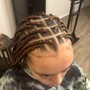 Kid's Cornrows with weave