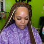 Extra small box braids (bra length)