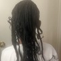 Medium Butt Length Knotless Braids