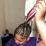 Men freestyle cornrows