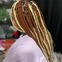 Invisible locs (natural hair)