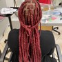 Smedium knotless Braids