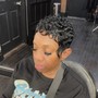 Full Bonded Pin curls and waves with Closure