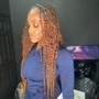 Boho/goddess Knotless box braids