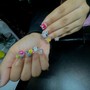 Nail art (for toes)