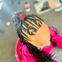 Kid’s med Fulani braids