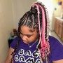 Two stitch braids w/ Quickweave in back