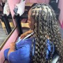 Medium Boho Box Braids