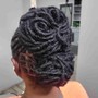 Crochet loose hair