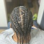 Box Braids Over Locs