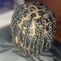 Double strand twist  (no wash)