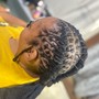 Loc retwist (half way of back)