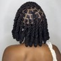 Comb Twist ( starter loc for short hair with shampoo)