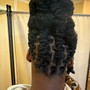 Comb Twist ( starter loc for short hair with shampoo)