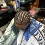 Men's Cornrows w/ Design