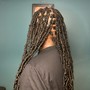 Large butterfly locs (shoulder length)