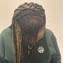 Medium Cornrows Side Braids