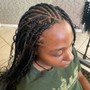 Fulani Braids or Fulani flipping braids