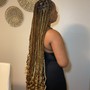 Braids French Curls