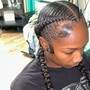 2 feed in braids