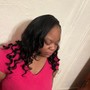 Traditional sew in/ leave out