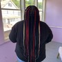 Large box braids/Knotless/twists