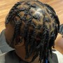 Individual Braids on Natural Hair