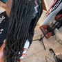 Box braids (medium)