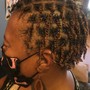 Individual Braids on Natural Hair