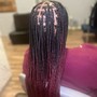 Medium Knotless Braids