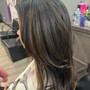 Natural Hair Silk Press Straightening