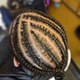 Men's Straight Back FrenchBraidz/Cornrows