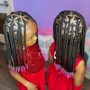 Kid's knotlles Braids