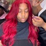 Closure wig install