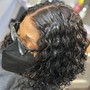 Closure wig install