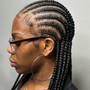 Large knotless Braids