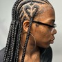 Large knotless Braids