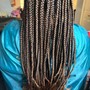 Feeding braids $165 and up hair included