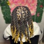 Pineapple Ponytail Over Dreads