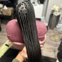 Wig braid down