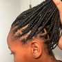 Cornrows - Medium (plain or swirls )