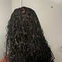 Knotless Goddess Braids (Medium) Butt Length