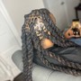 Medium Box Braids