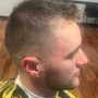 Men’s regular cut with razor