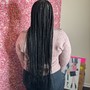 Kid's Medium Knotless Braids(12 Years and Under)